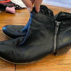 Lucky Brand black ankle boots